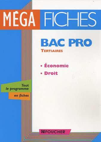 Economie, droit, bac pro tertiaires