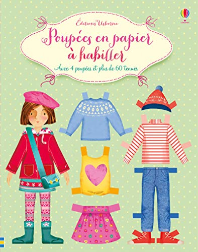 Poupées en papier à habiller : avec 4 poupées et plus de 60 tenues