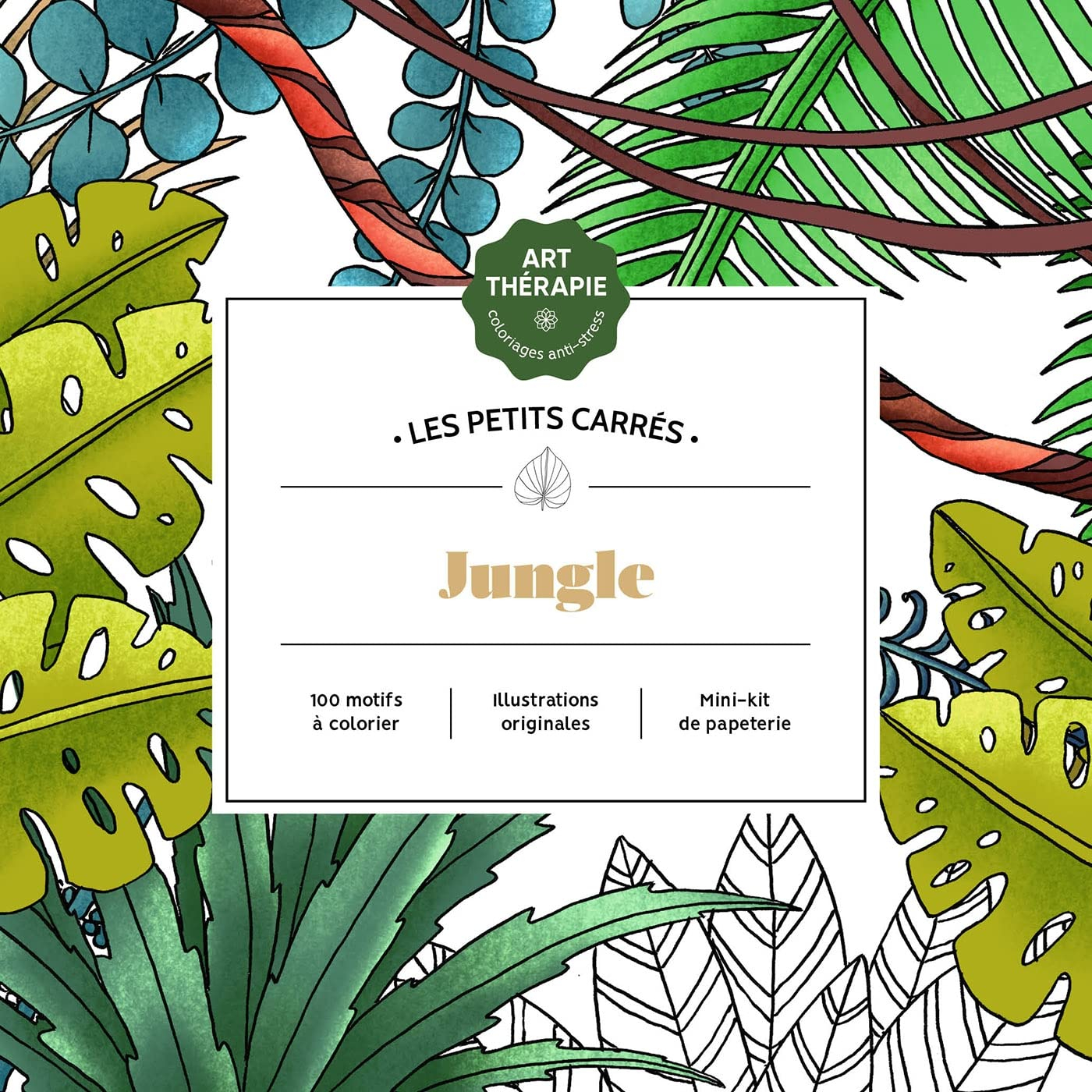 Jungle : 100 motifs à colorier