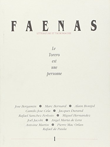 Faenas, n° 2. Le torero et la baleine