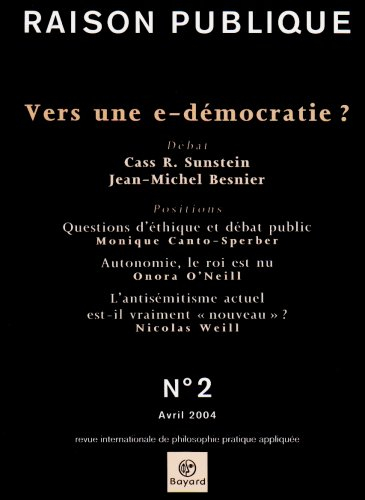 Raison publique, n° 2. Vers une e-démocratie ?