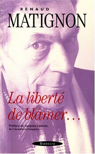 La liberté de blâmer