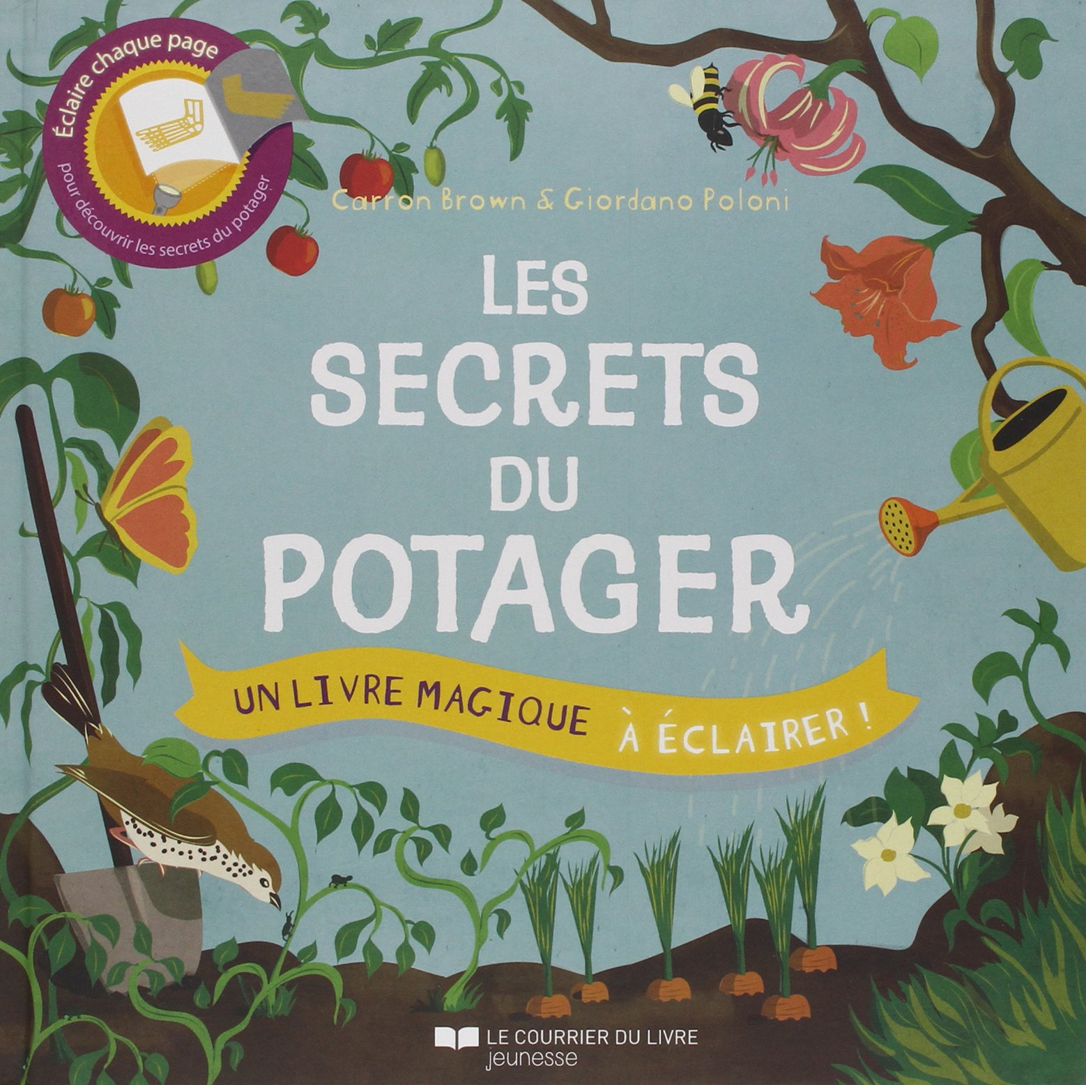 Les secrets du potager : un livre magique à éclairer !