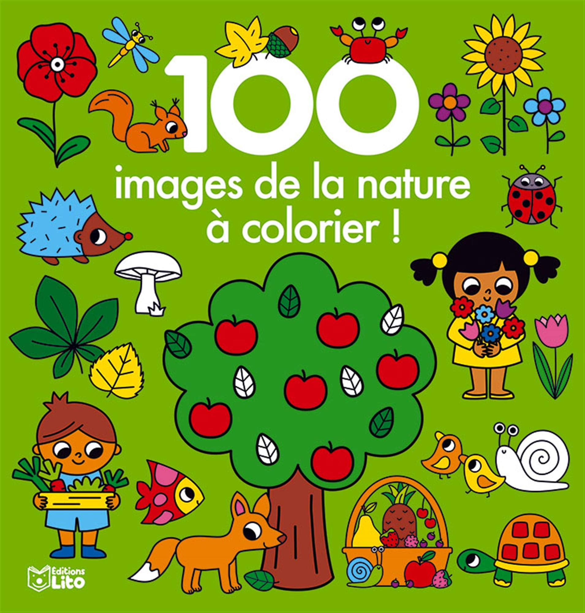 100 images de la nature à colorier !