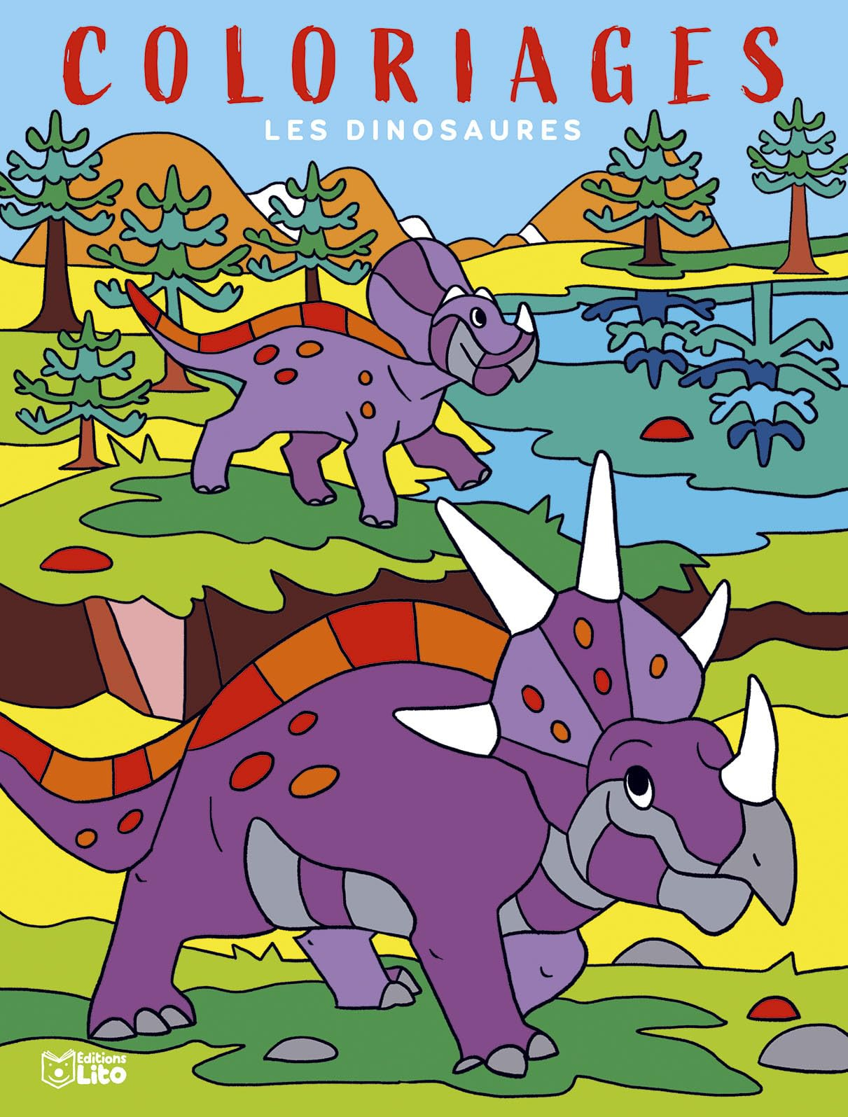 Les dinosaures : coloriages