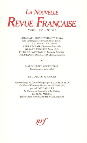 Nouvelle revue française, n° 507