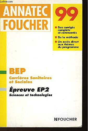 BEP, épreuves