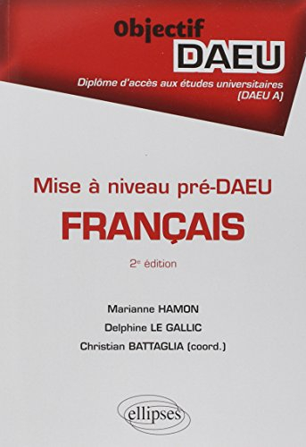 Français : mise à niveau pré-DAEU