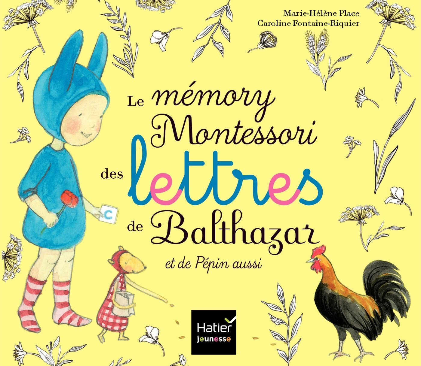 Le mémory Montessori des lettres de Balthazar et de Pépin aussi