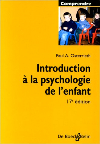 Introduction à la psychologie de l'enfant