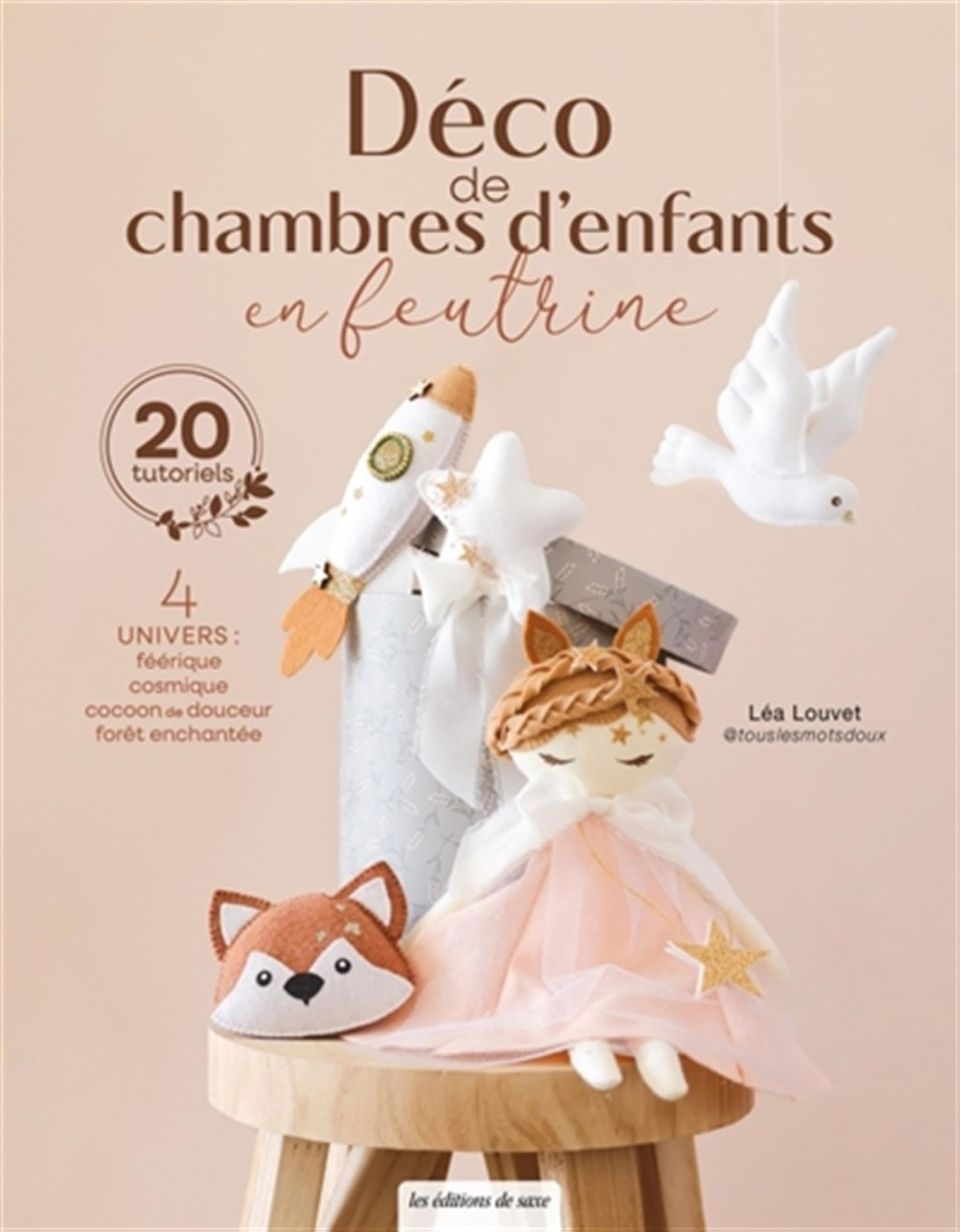 Déco de chambres d'enfants en feutrine : 4 univers, féerique, cosmique, cocoon de douceur, forêt enc