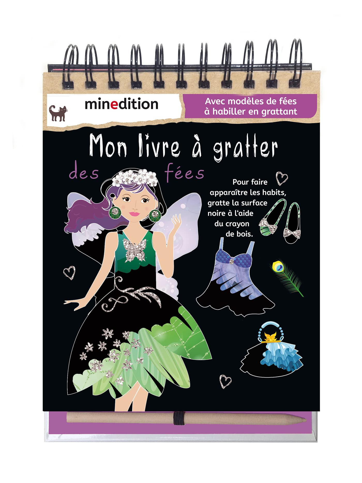 Mon livre à gratter des fées