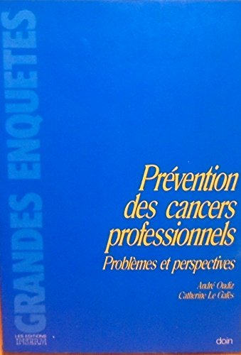 prevention des cancers professionnels