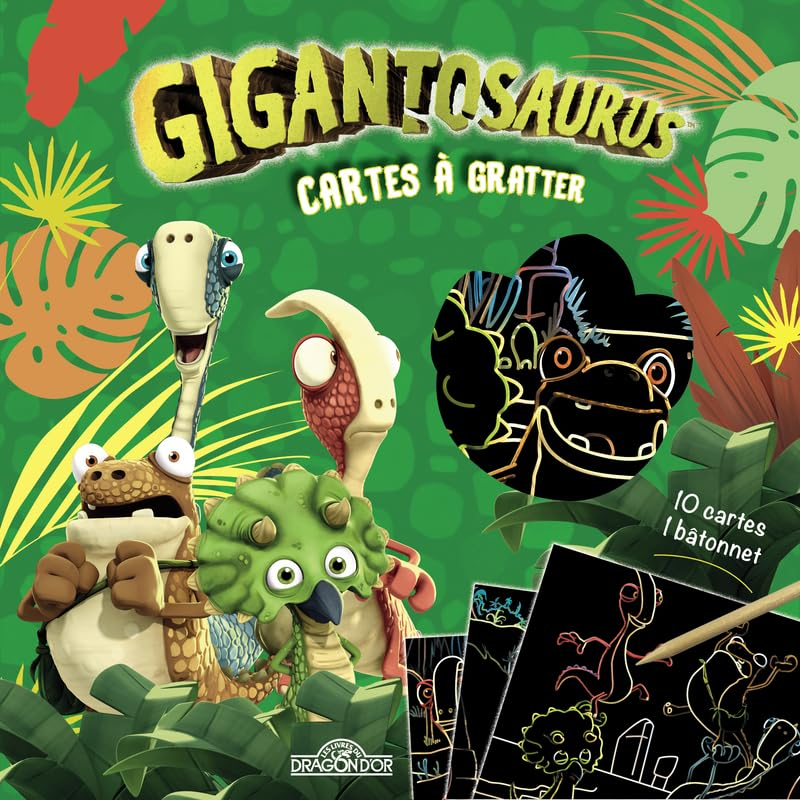 Gigantosaurus : cartes à gratter