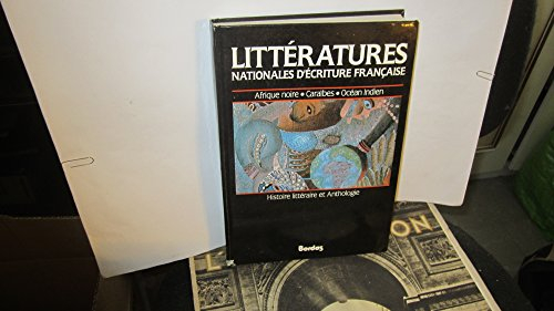 littératures nationales d'écriture française