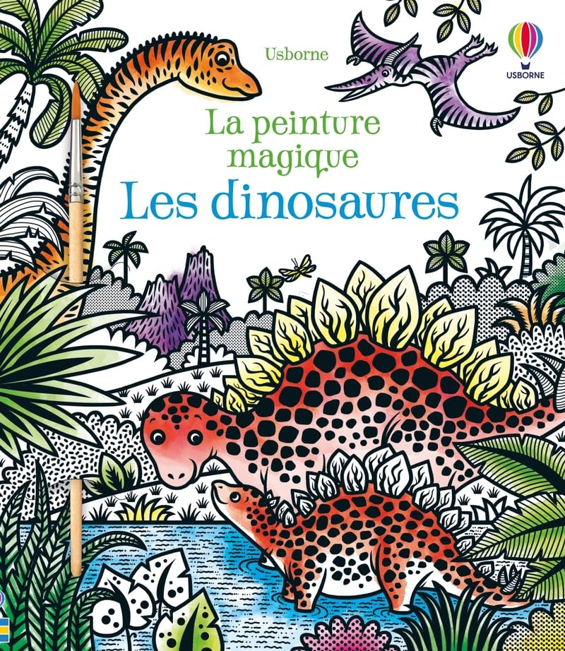 Les dinosaures : la peinture magique