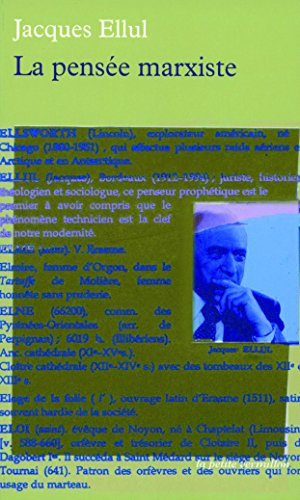La pensée marxiste : cours professé à l'Institut d'études politiques de Bordeaux de 1947 à 1979