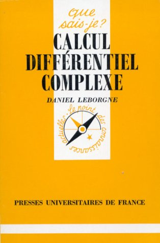 Calcul différentiel complexe