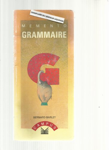 memento grammaire