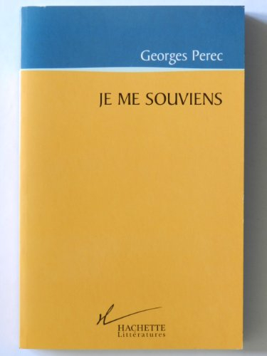 je me souviens