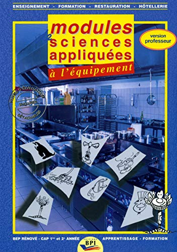 Modules de sciences appliquées à l'équipement BEP rénové - CAP 1re et 2e année, apprentissage-format