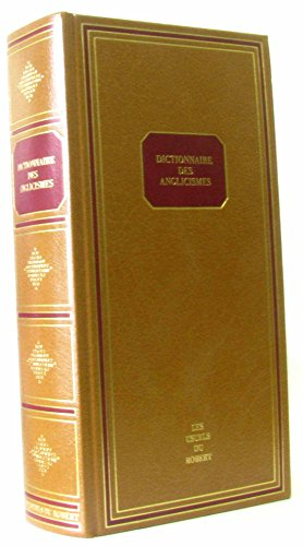 dictionnaire des anglicismes