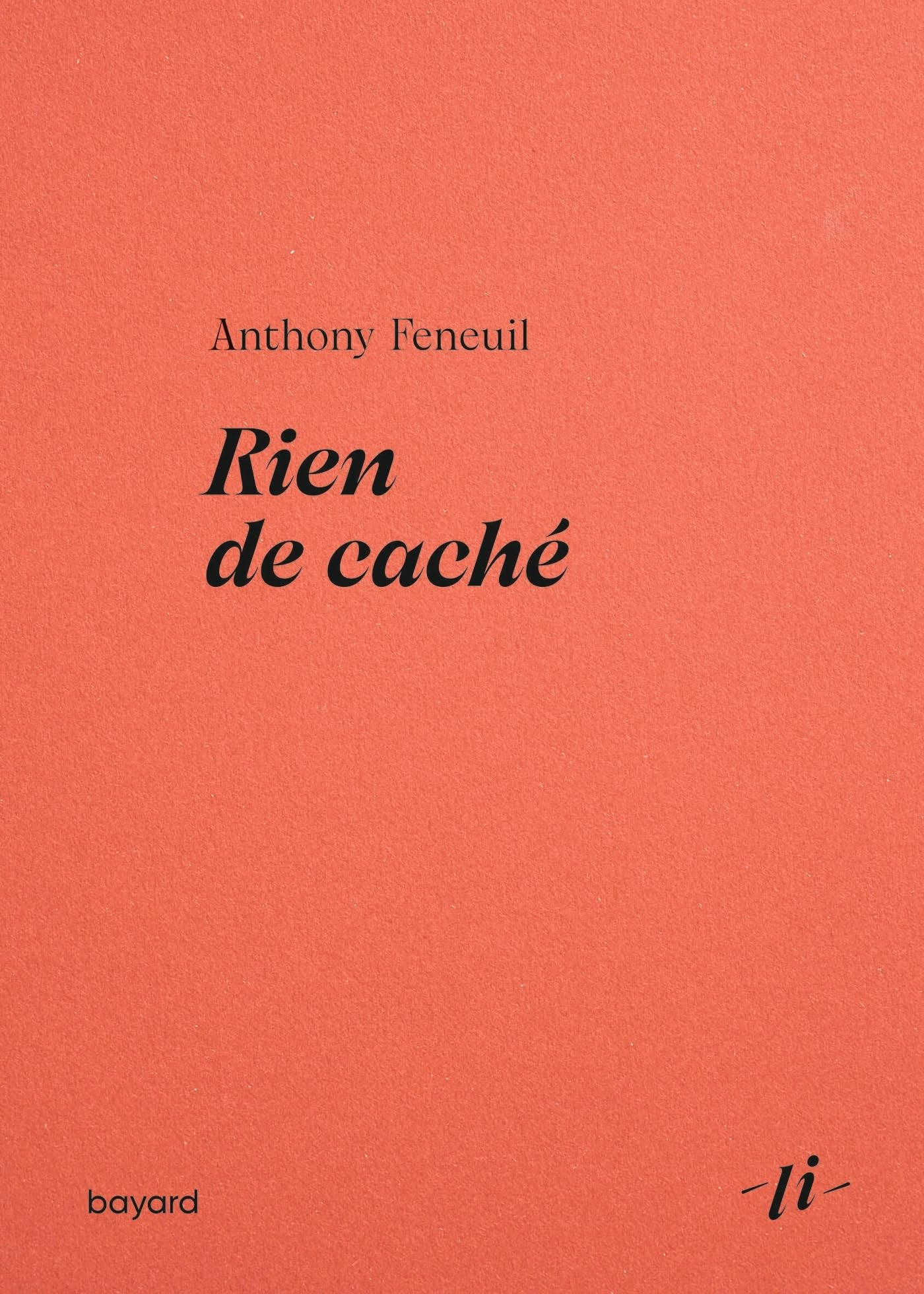 Rien de caché