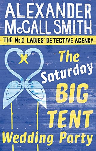 the saturday big tent wedding party