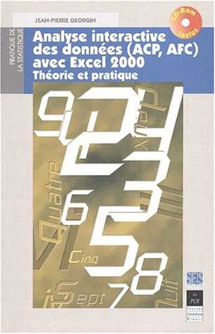 Analyse des données (ACP, AFC) avec Excel 2000 : théorie et pratique