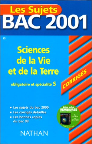 Sciences de la vie et de la terre, obligatoire et spécialité S