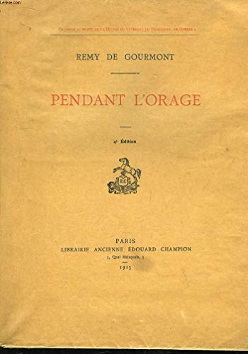 Pendant l'orage
