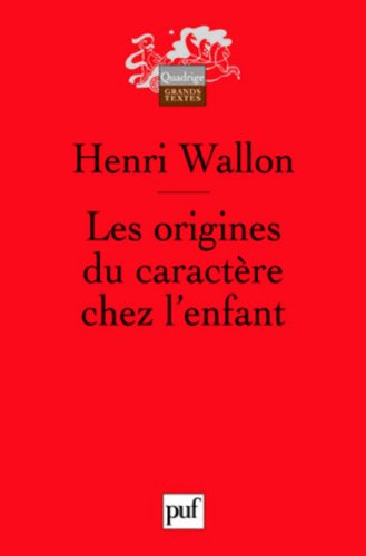 les origines du caractère chez l'enfant