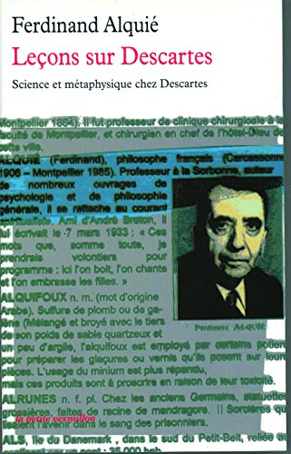 Leçons sur Descartes : science et métaphysique chez Descartes