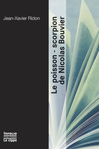 Le poisson-scorpion de Nicolas Bouvier