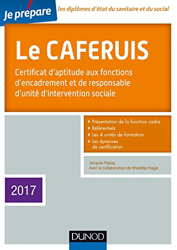 Le Caferuis : certificat d'aptitude aux fonctions d'encadrement et de responsable d'unité d'interven