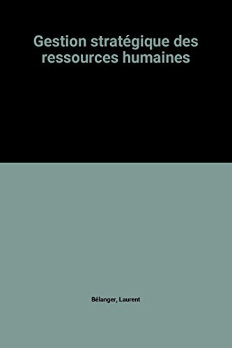 gestion stratégique des ressources humaines