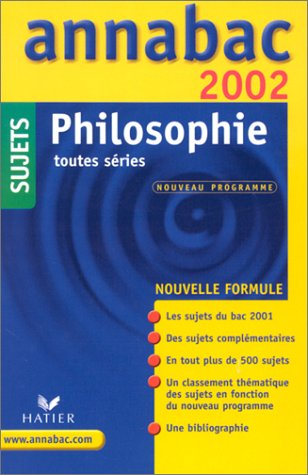 philosophie toutes séries. sujets 2002