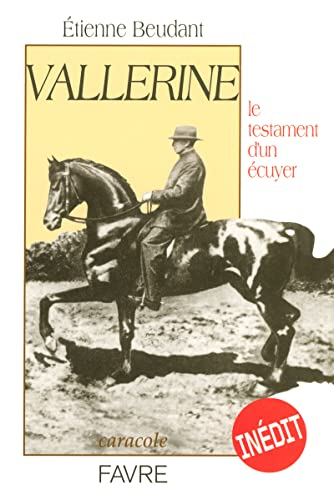 Vallerine : le testament d'un écuyer