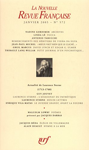 Nouvelle revue française, n° 572