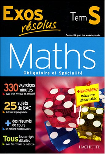 Maths terminale S : obligatoire et spécialité