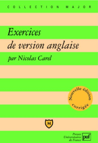 Exercices de version anglaise