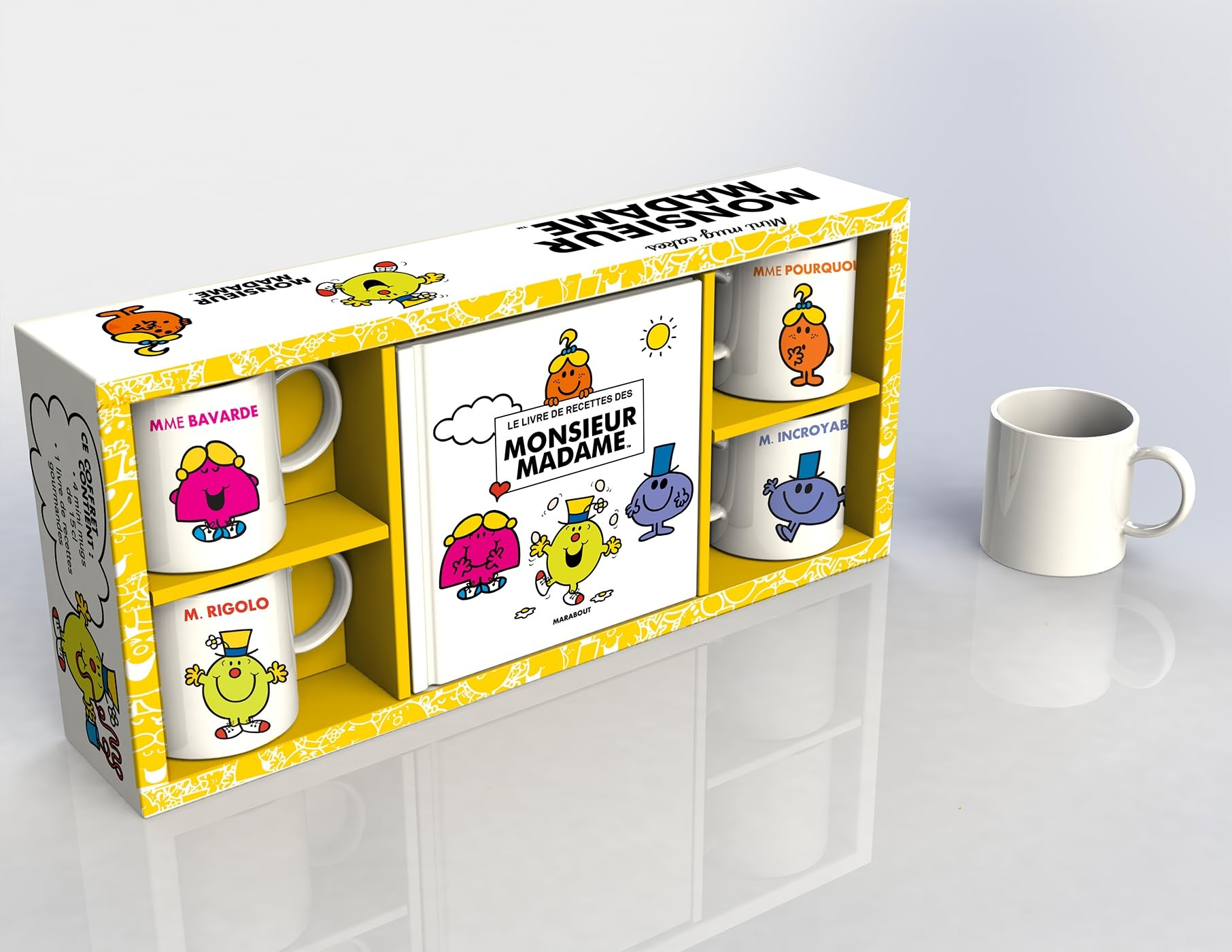 Coffret mini mug cakes Monsieur Madame