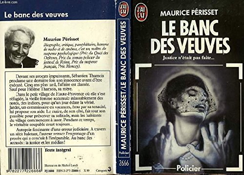 Le Banc des veuves