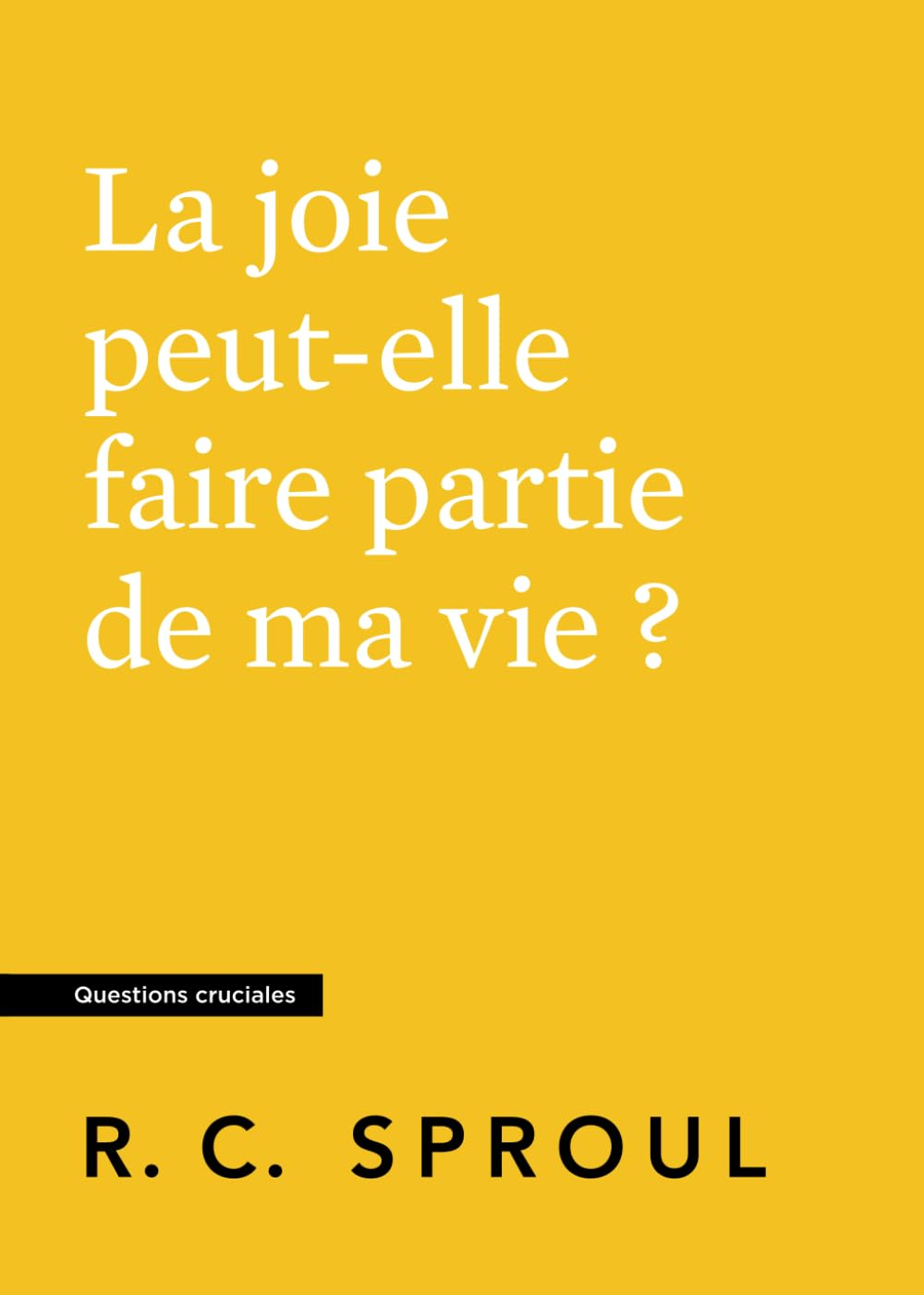 La joie peut-elle faire partie de ma vie ?: Questions cruciales