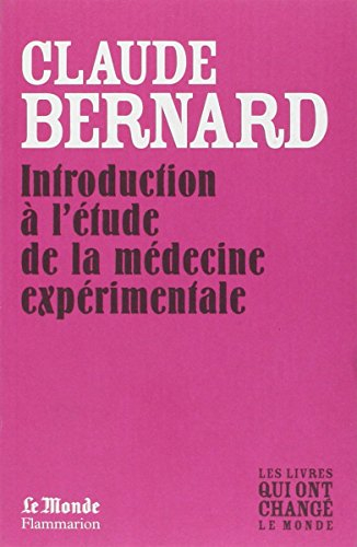 introduction a l'etude de la medecine experimentale (monde)