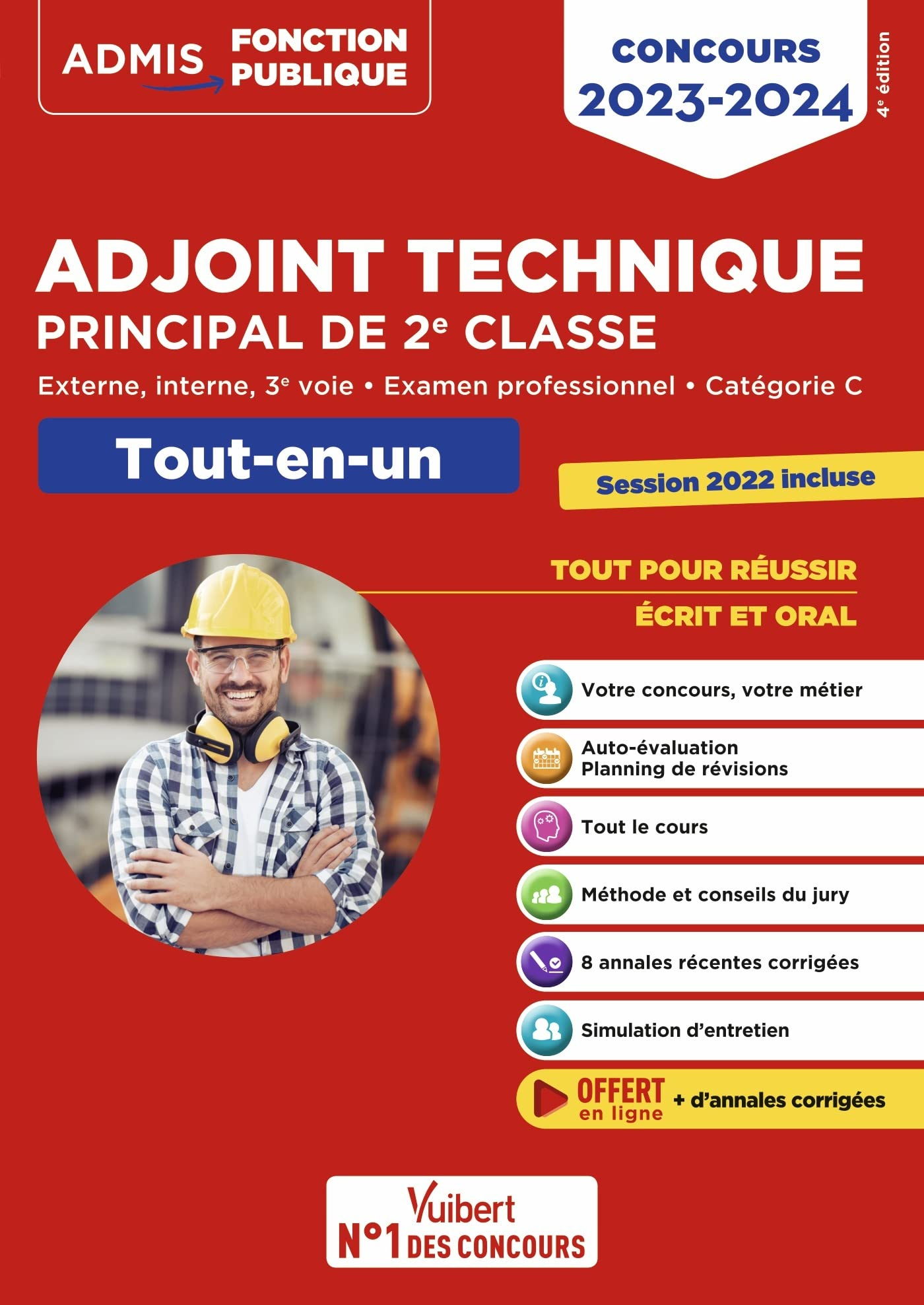 Adjoint technique principal de 2e classe : externe, interne, 3e voie, examen professionnel, catégori