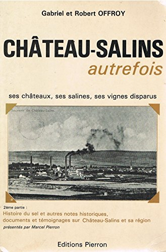 Château-Salins autrefois : ses châteaux, ses salines, ses vignes disparus