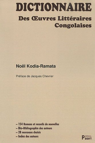 Dictionnaire des oeuvres littéraires congolaises