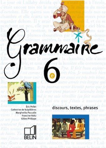Grammaire 6e : discours, textes, phrases
