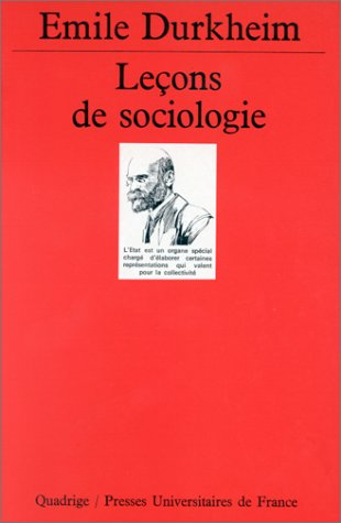 leçons de sociologie